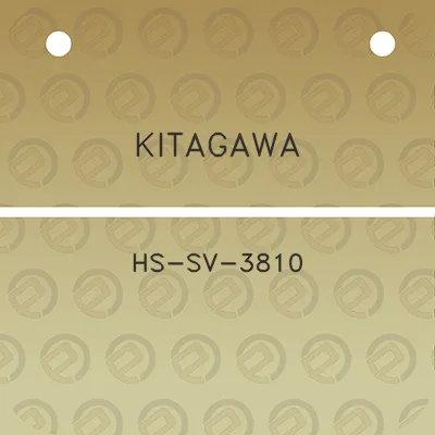 kitagawa-hs-sv-3810