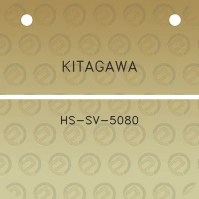 kitagawa-hs-sv-5080