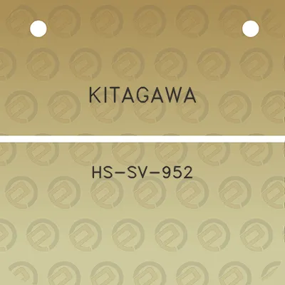 kitagawa-hs-sv-952