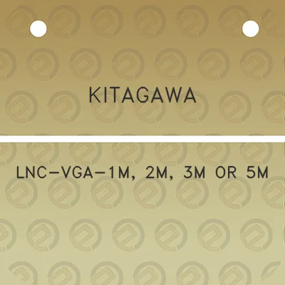 kitagawa-lnc-vga-1m-2m-3m-or-5m