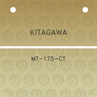 kitagawa-mt-175-ct