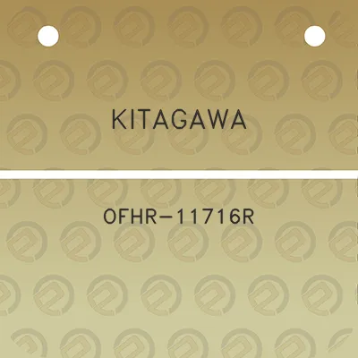 kitagawa-ofhr-11716r