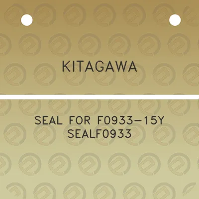 kitagawa-seal-for-f0933-15y-sealf0933