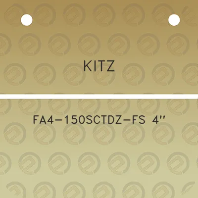 kitz-fa4-150sctdz-fs-4