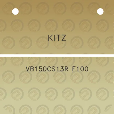 kitz-vb150cs13r-f100