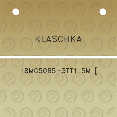 klaschka-18mg50b5-3tt1-5m