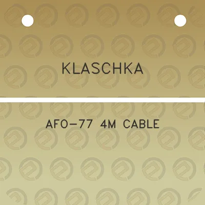 klaschka-afo-77-4m-cable