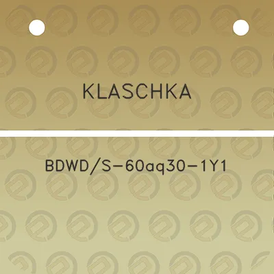 klaschka-bdwds-60aq30-1y1