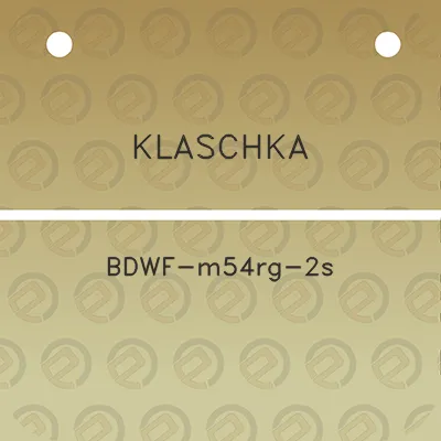 klaschka-bdwf-m54rg-2s