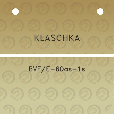 klaschka-bvfe-60as-1s