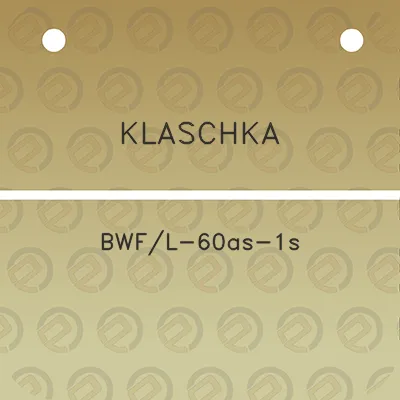 klaschka-bwfl-60as-1s