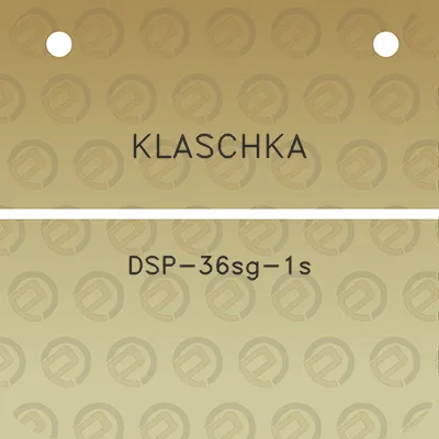 klaschka-dsp-36sg-1s