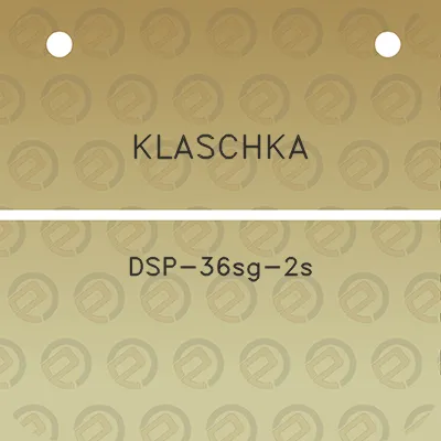 klaschka-dsp-36sg-2s