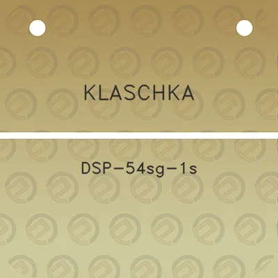 klaschka-dsp-54sg-1s