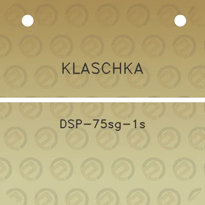 klaschka-dsp-75sg-1s