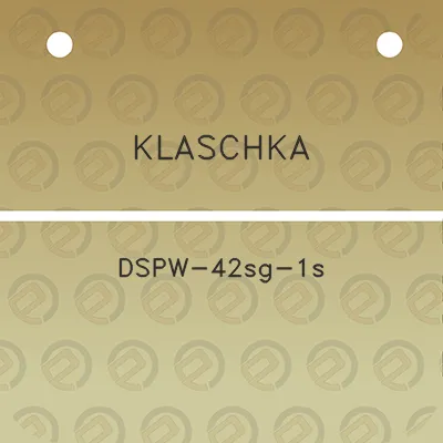 klaschka-dspw-42sg-1s