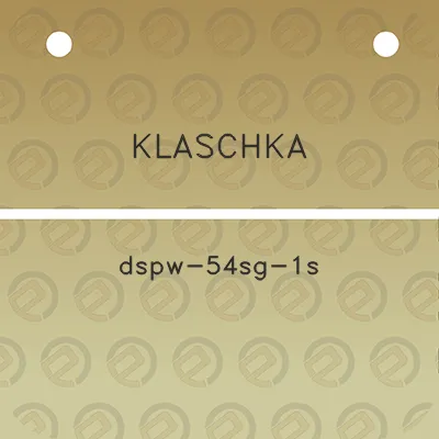 klaschka-dspw-54sg-1s