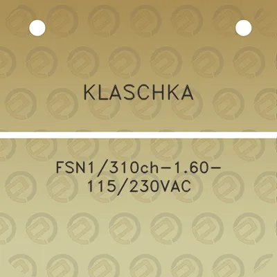 klaschka-fsn1310ch-160-115230vac