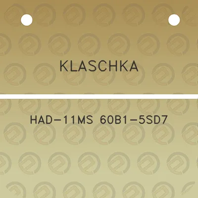 klaschka-had-11ms-60b1-5sd7