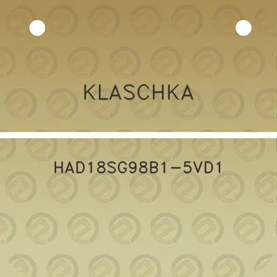 klaschka-had18sg98b1-5vd1