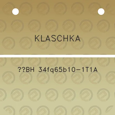 klaschka-ibh-34fq65b10-1t1a