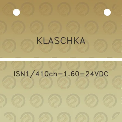 klaschka-isn1410ch-160-24vdc