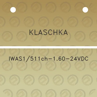 klaschka-iwas1511ch-160-24vdc