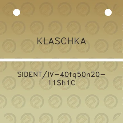 klaschka-sidentiv-40fq50n20-11sh1c