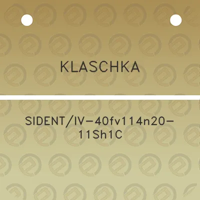 klaschka-sidentiv-40fv114n20-11sh1c