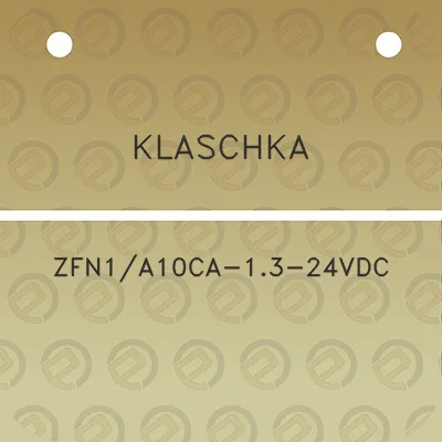 klaschka-zfn1a10ca-13-24vdc