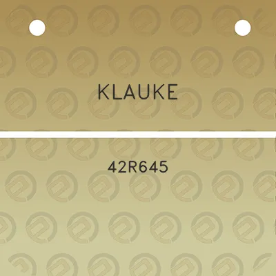 klauke-42r645