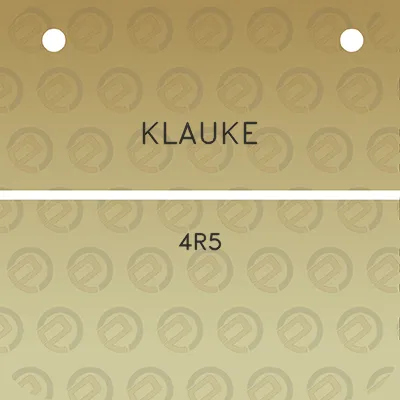 klauke-4r5