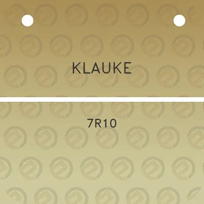 klauke-7r10