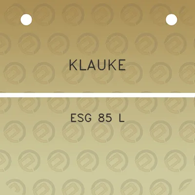 klauke-esg-85-l