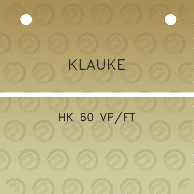 klauke-hk-60-vpft