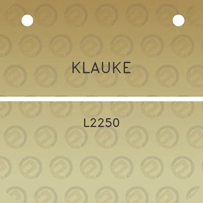 klauke-l2250