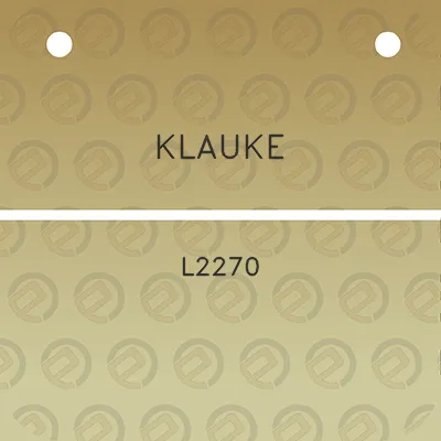 klauke-l2270