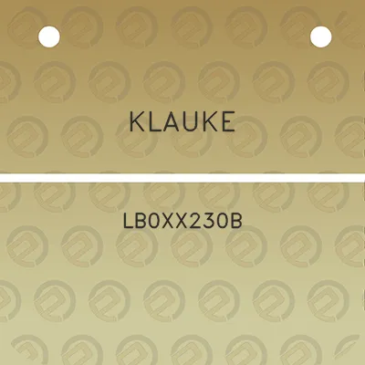 klauke-lb0xx230b