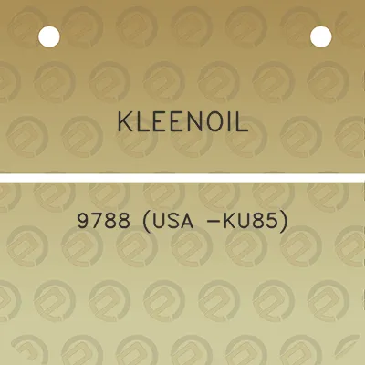 kleenoil-9788-usa-ku85