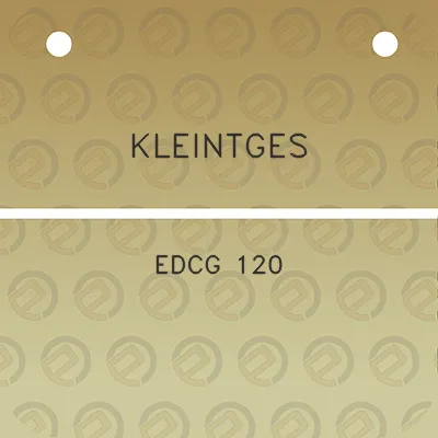 kleintges-edcg-120