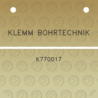 klemm-bohrtechnik-k770017