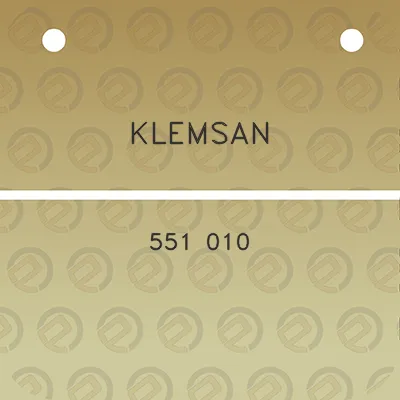 klemsan-551-010