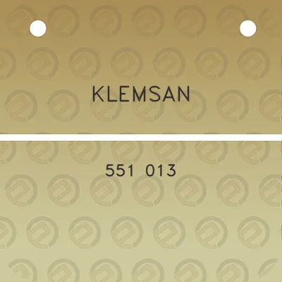 klemsan-551-013