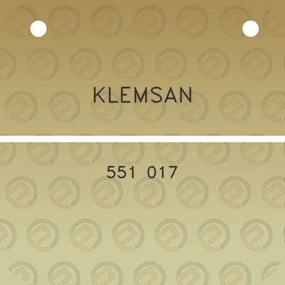 klemsan-551-017