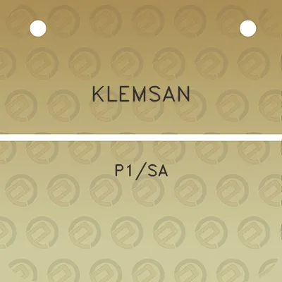 klemsan-p1sa