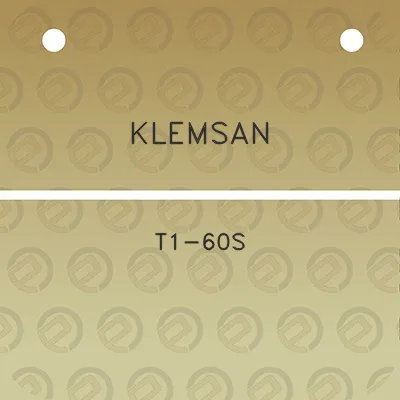 klemsan-t1-60s