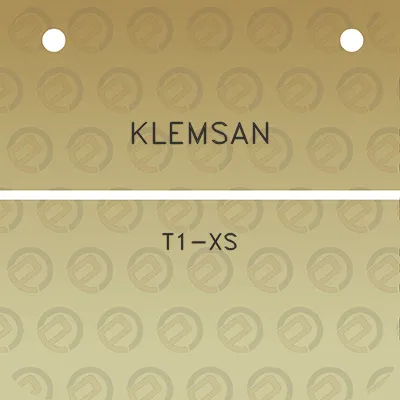 klemsan-t1-xs