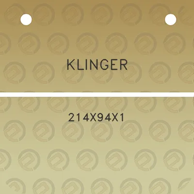 klinger-214x94x1