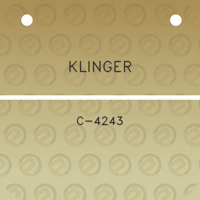 klinger-c-4243