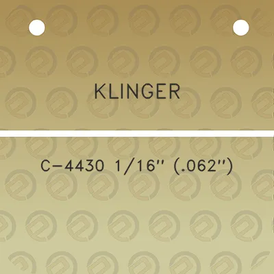 klinger-c-4430-116-062